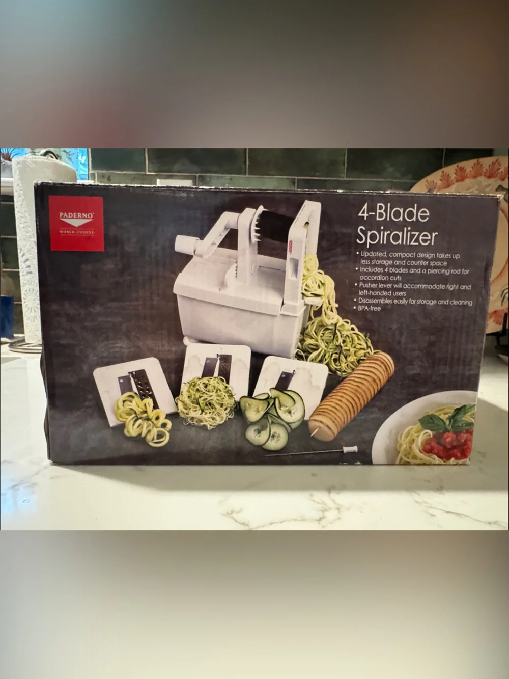 4-Blade Spiralizer - White